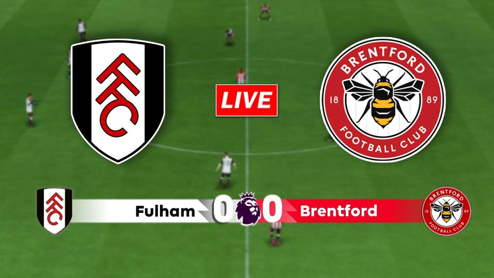 Fulham Vs Brentford Premier League Match