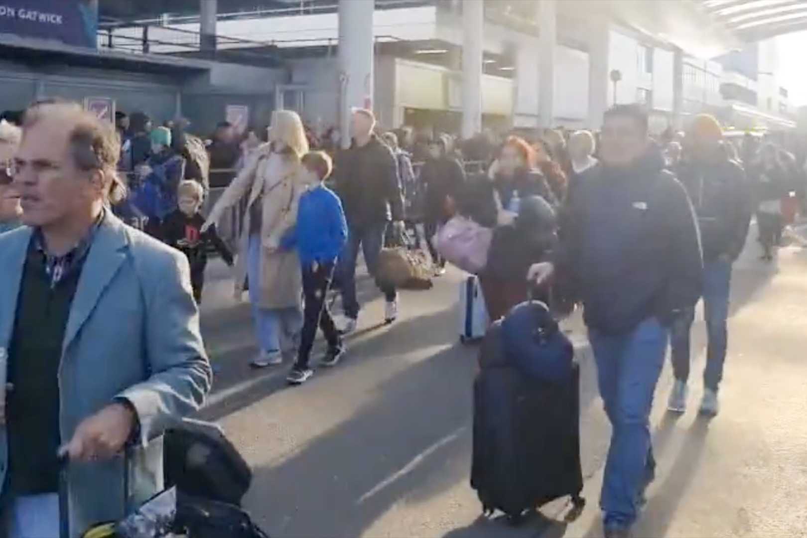 Gatwick Airport South Terminal Evacuation