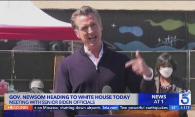 Gavin Newsom Meeting With Biden Administration In Washington Dc