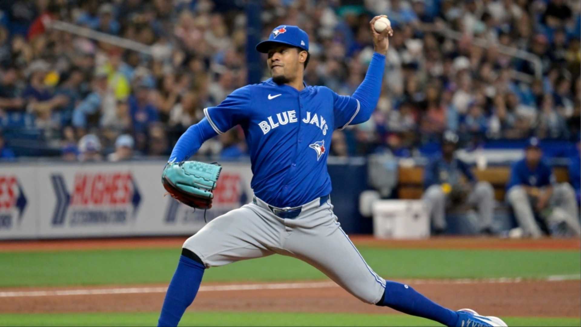 Genesis Cabrera Pitching For The Toronto Blue Jays