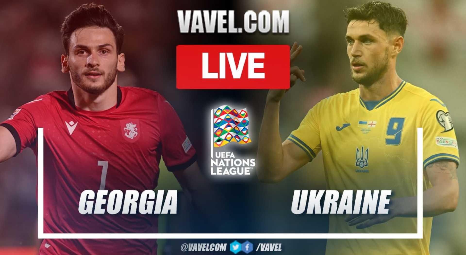 Georgia Vs Ukraine Uefa Nations League Match