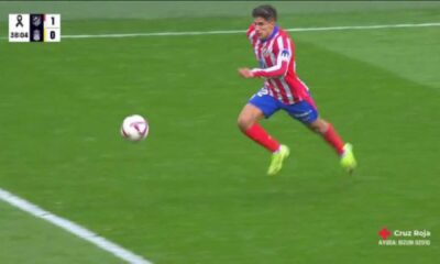 Giuliano Simeone Scoring Goal Against Las Palmas