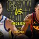 Golden State Warriors Vs Atlanta Hawks Game Highlights