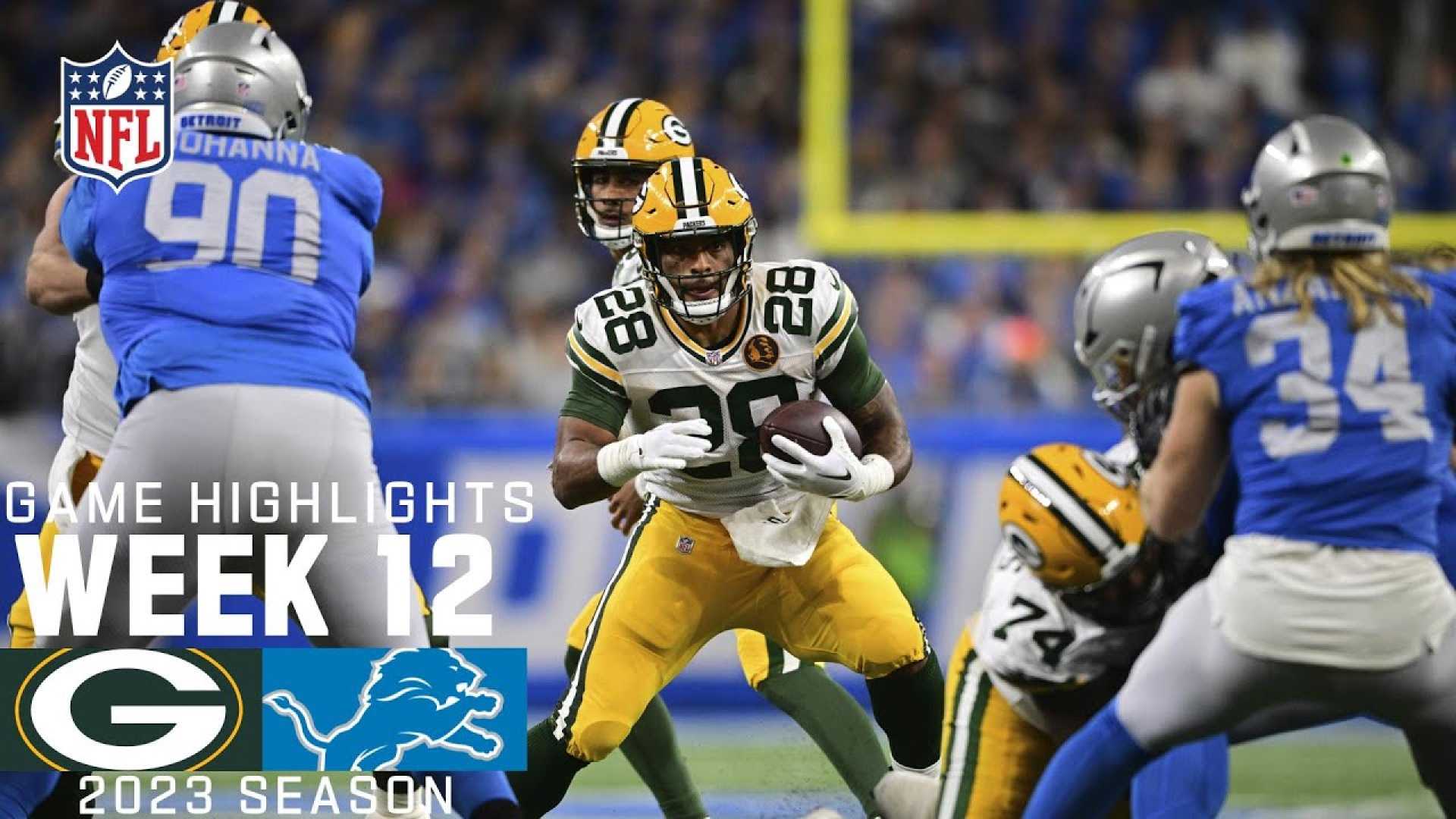 Green Bay Packers Vs Detroit Lions Nfl Game