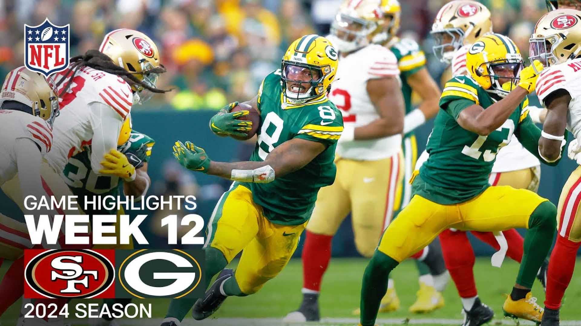 Green Bay Packers Vs San Francisco 49ers Week 12 Game Highlights