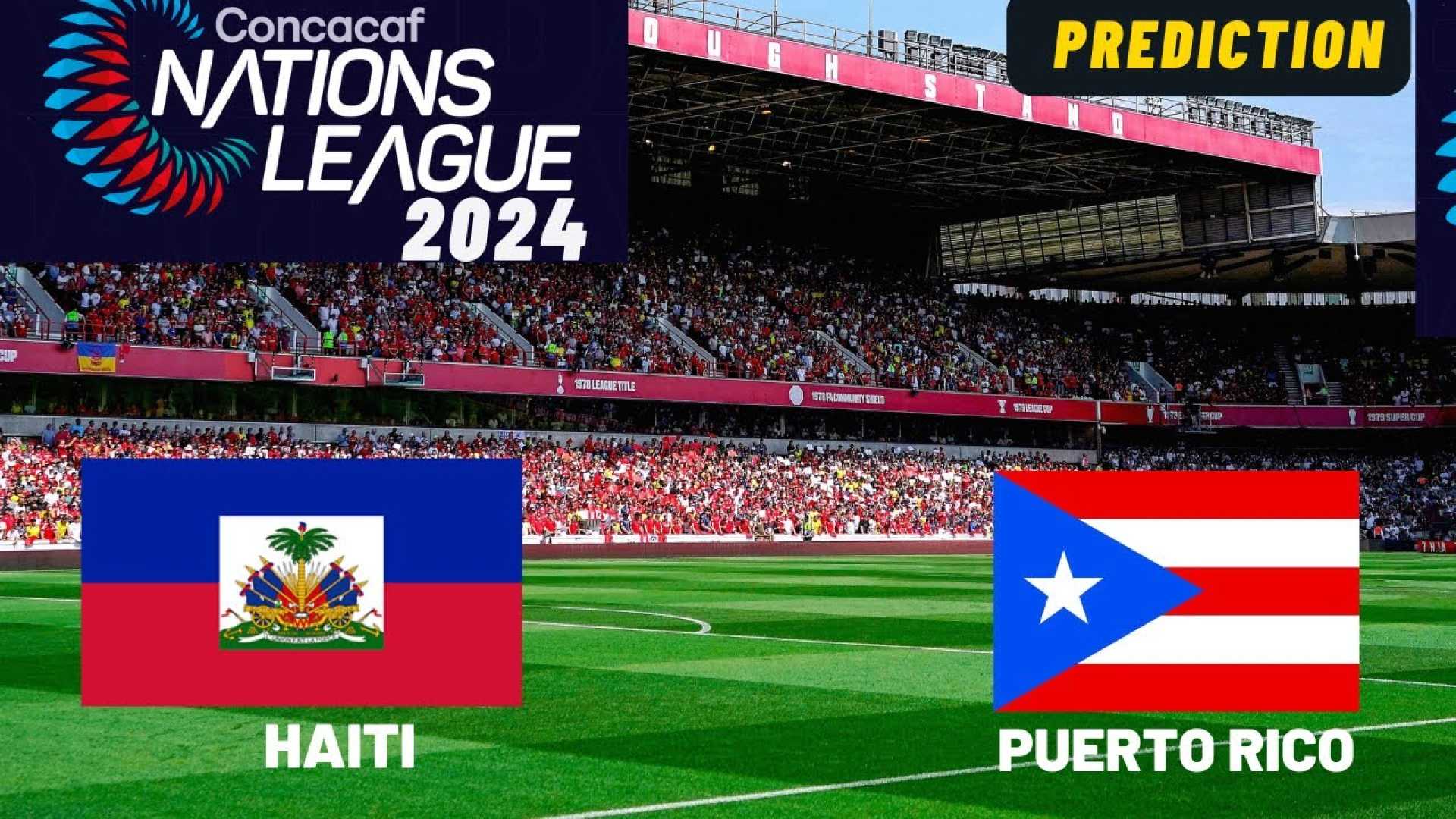 Haiti Vs Puerto Rico Concacaf Nations League Match