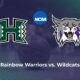 Hawaii Warriors Vs Weber State Wildcats Basketball Game