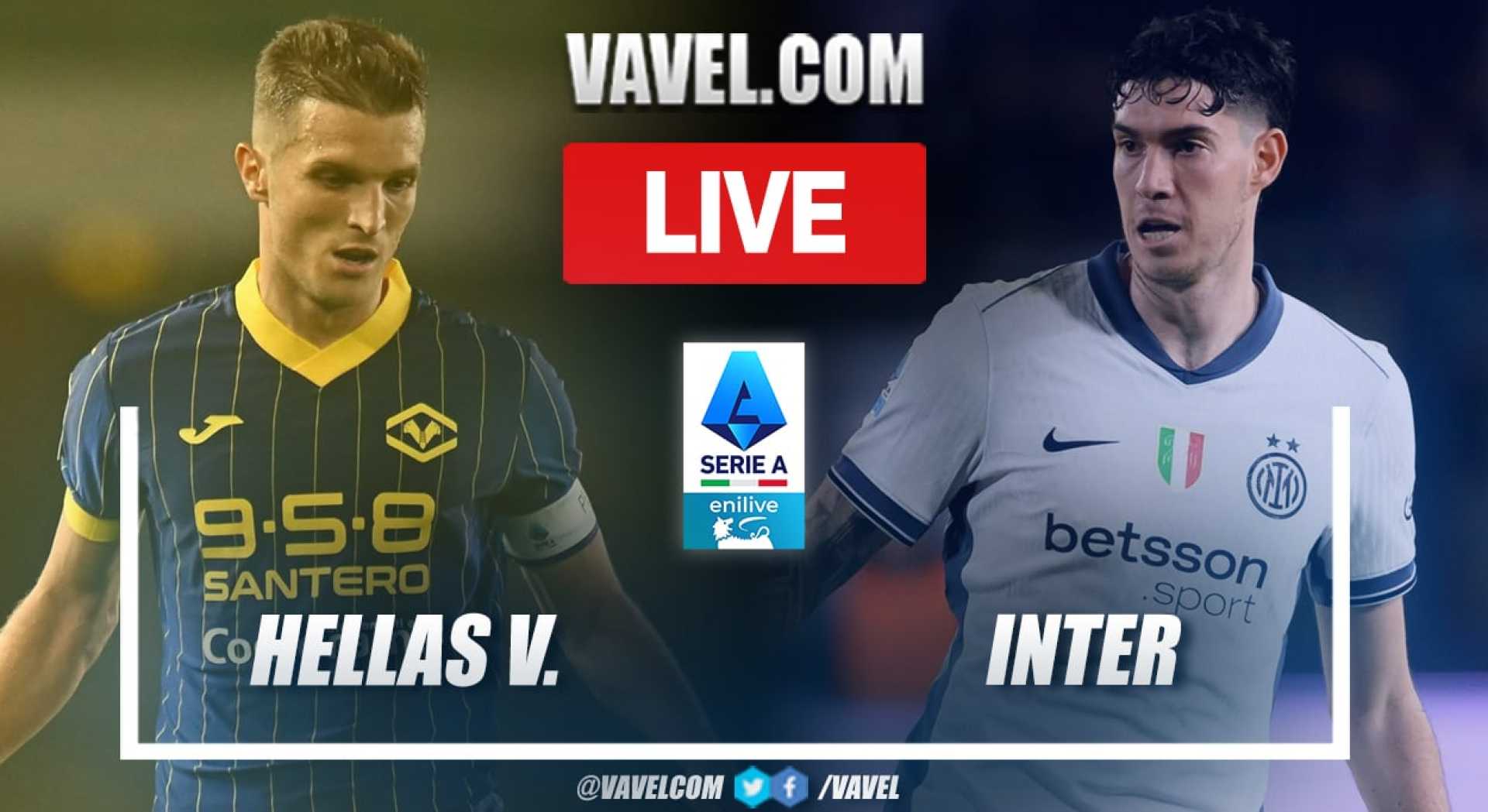 Hellas Verona Vs Inter Soccer Match