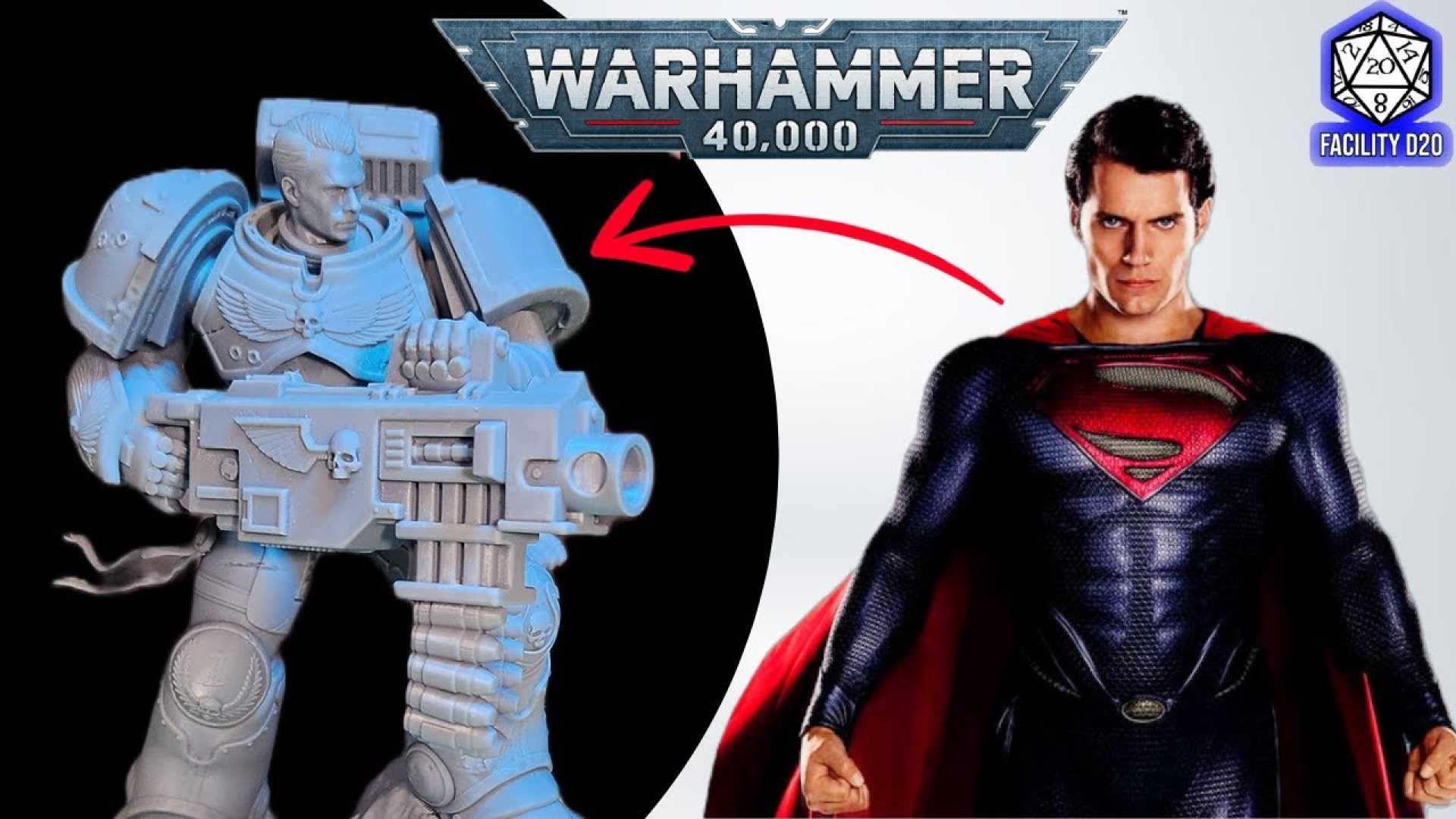 Henry Cavill Superman Costume Warhammer Series