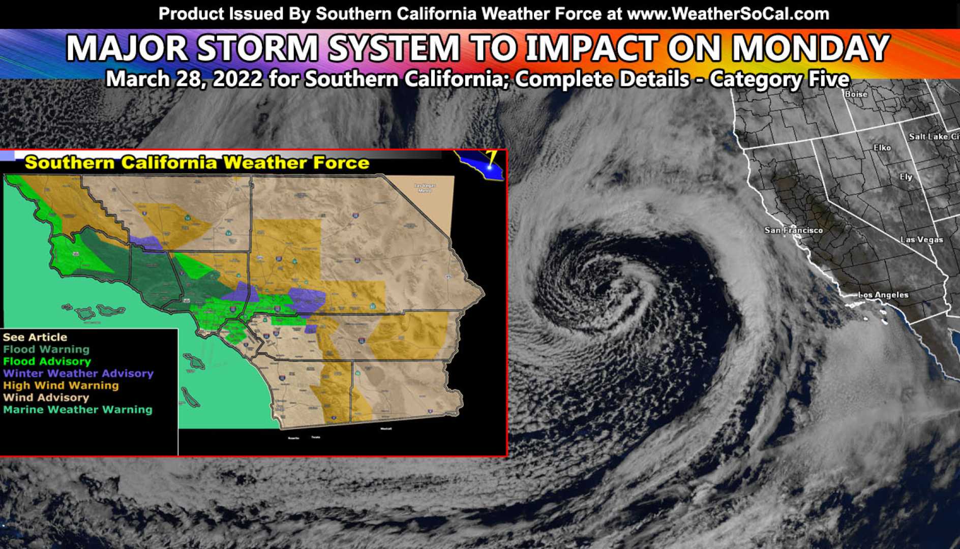 High Wind Warning Southern California