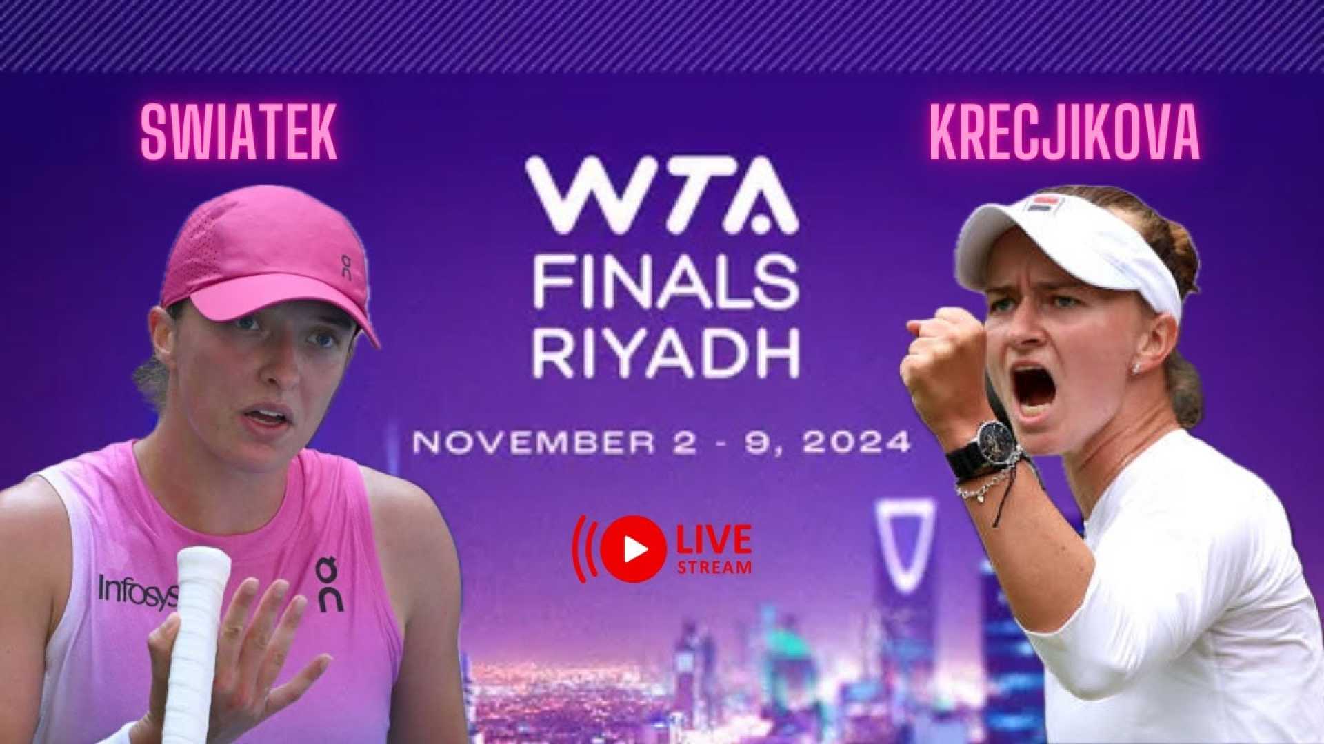 Iga Swiatek Vs Barbora Krejcikova Wta Finals 2024