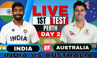 India Vs Australia 1st Test Day 2 Cricket Match