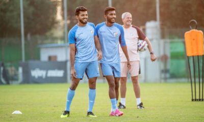 India Vs Malaysia Football Friendly Match At Gachibowli Stadium