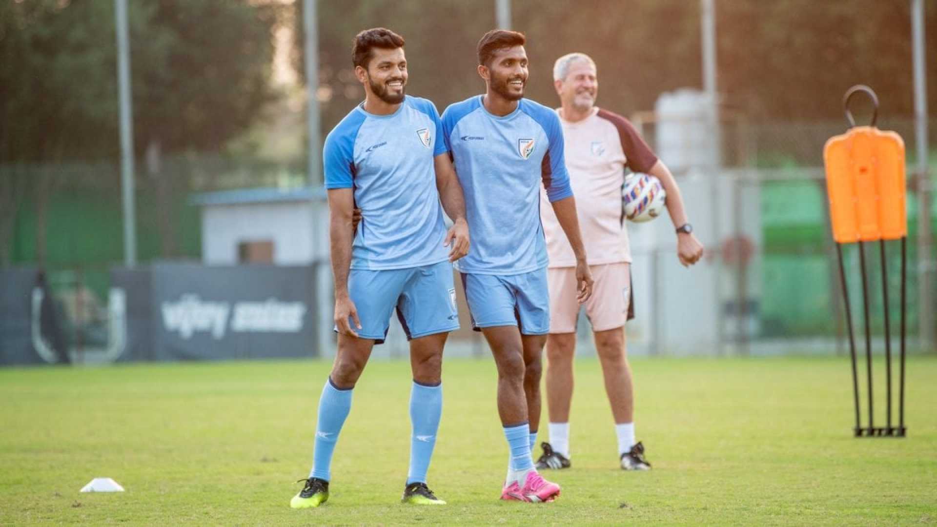 India Vs Malaysia Football Friendly Match At Gachibowli Stadium