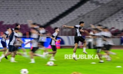 Indonesia Vs Arab Saudi Football Match At Stadion Gelora Bung Karno