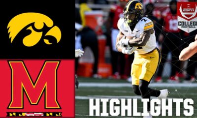 Iowa Hawkeyes Vs Maryland Terrapins Football Game Highlights