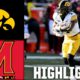 Iowa Hawkeyes Vs Maryland Terrapins Football Game Highlights