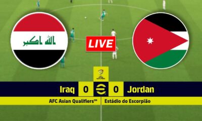 Iraq Vs Jordan Football Match World Cup 2026 Qualifiers