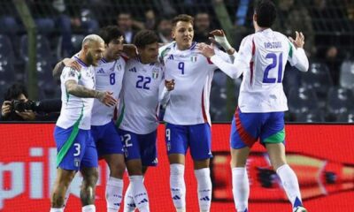 Italy Vs France Uefa Nations League Match At San Siro Stadium