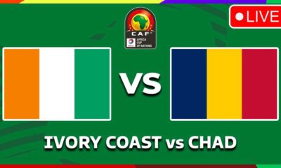 Ivory Coast Vs Chad Football Match 2025 Afcon Qualifiers