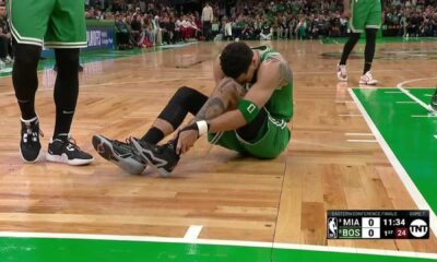 Jayson Tatum Ankle Sprain Against Bucks