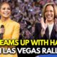 Jennifer Lopez And Kamala Harris At Las Vegas Rally