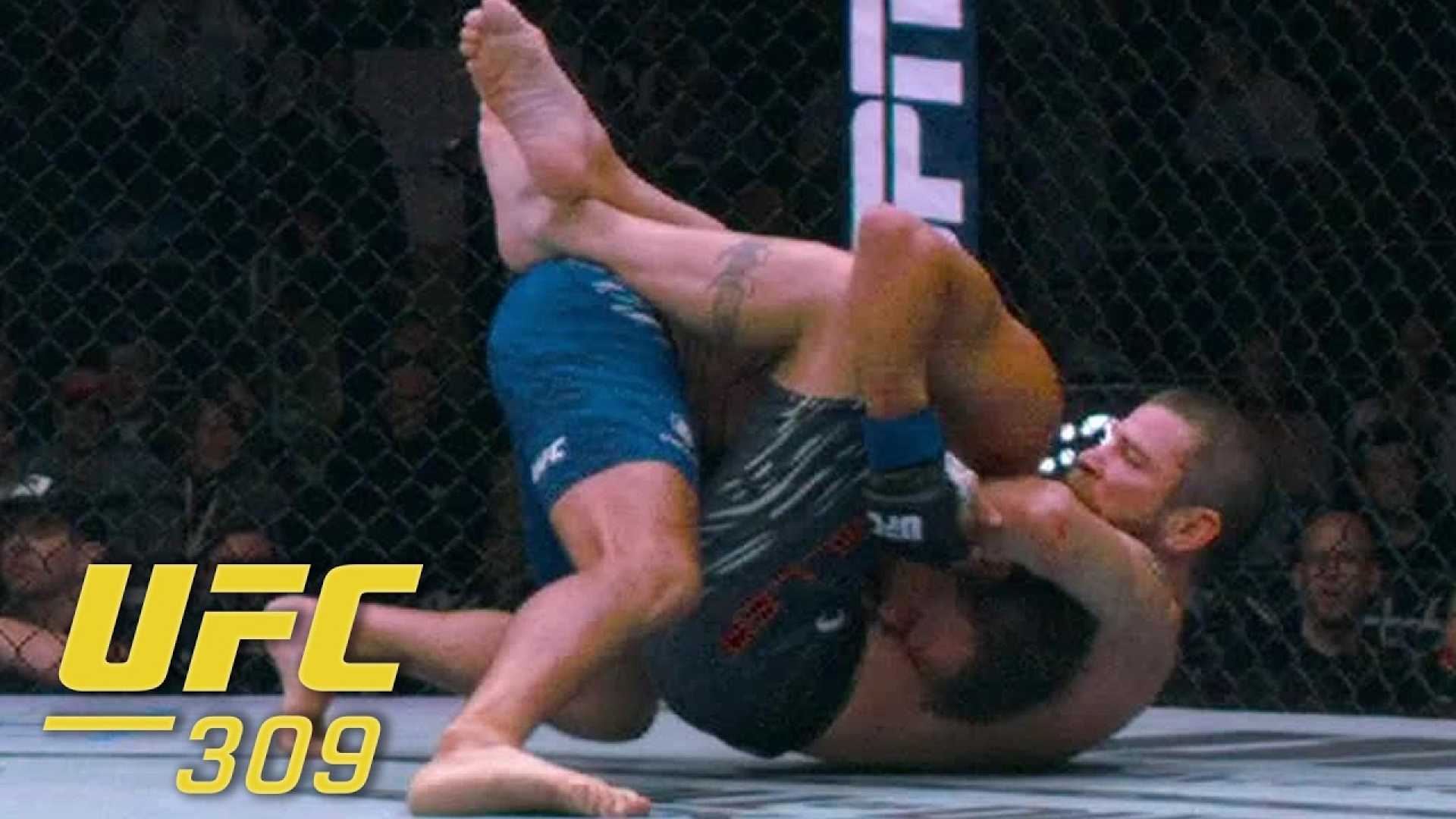 Jim Miller Guillotine Choke Ufc 309