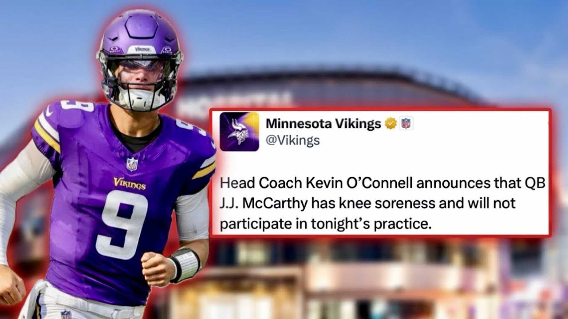 J.j. Mccarthy Vikings Injury