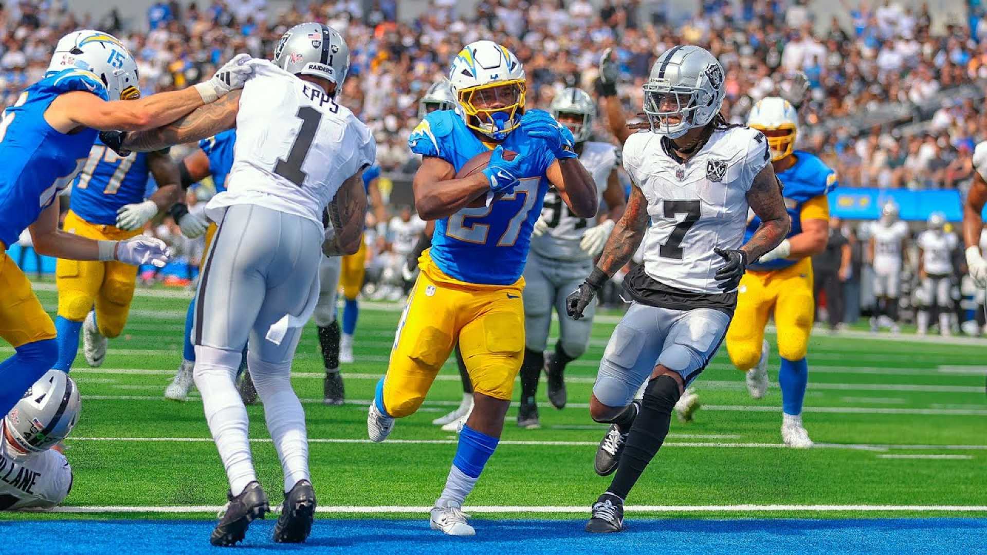 J.k. Dobbins Los Angeles Chargers Week 10