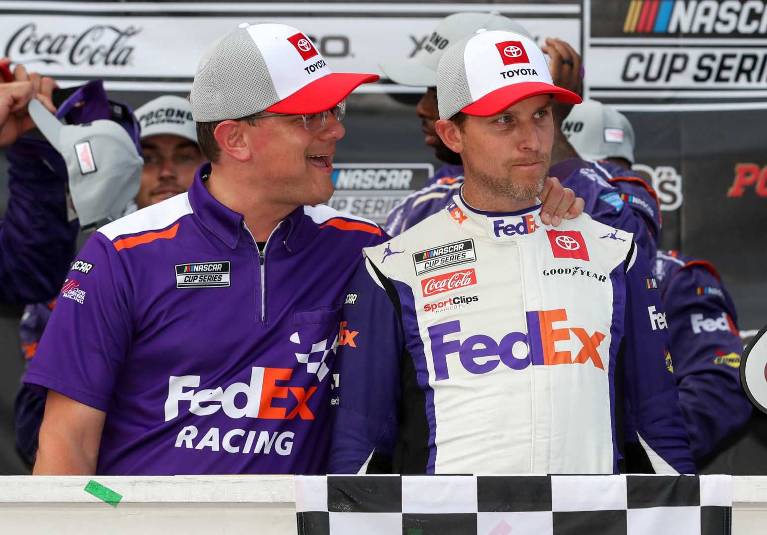 Joe Gibbs Racing Team Members And New Leadership