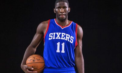 Joel Embiid Playing For The Philadelphia 76ers