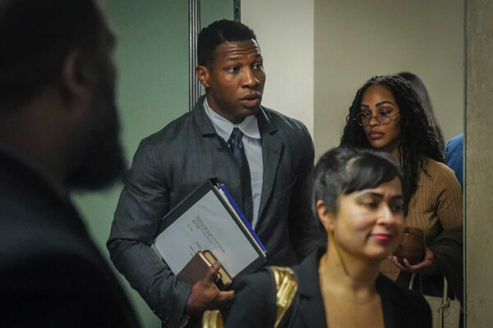 Jonathan Majors And Grace Jabbari