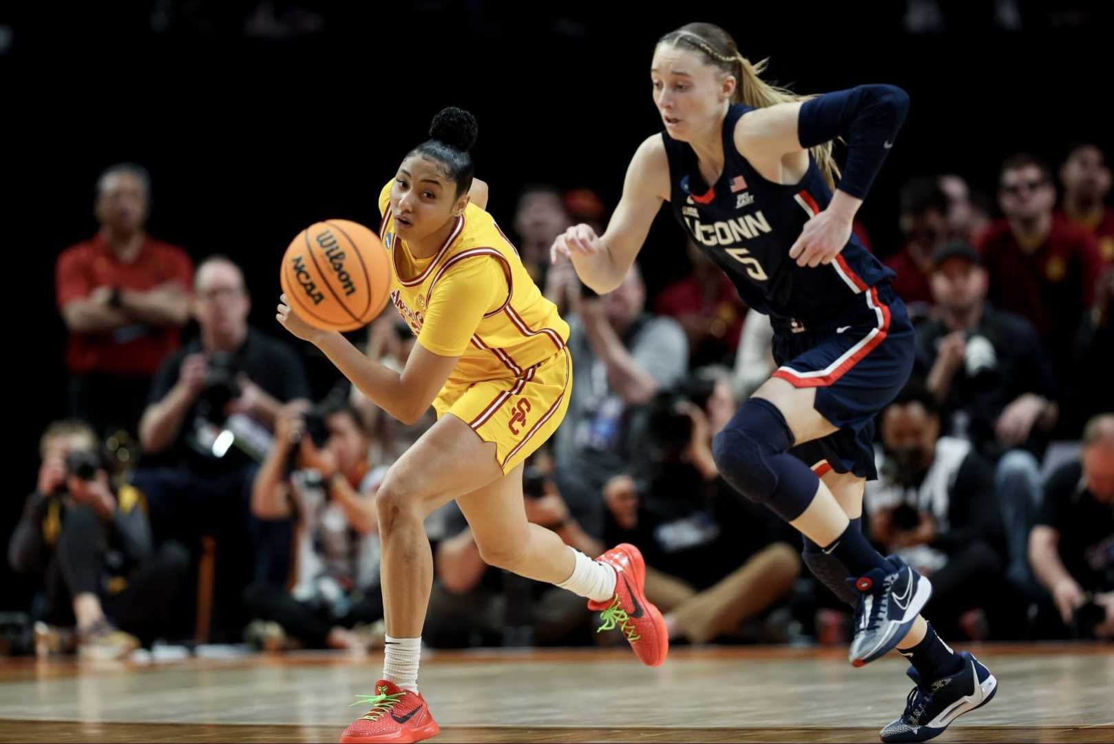 Juju Watkins And Paige Bueckers Women's College Basketball