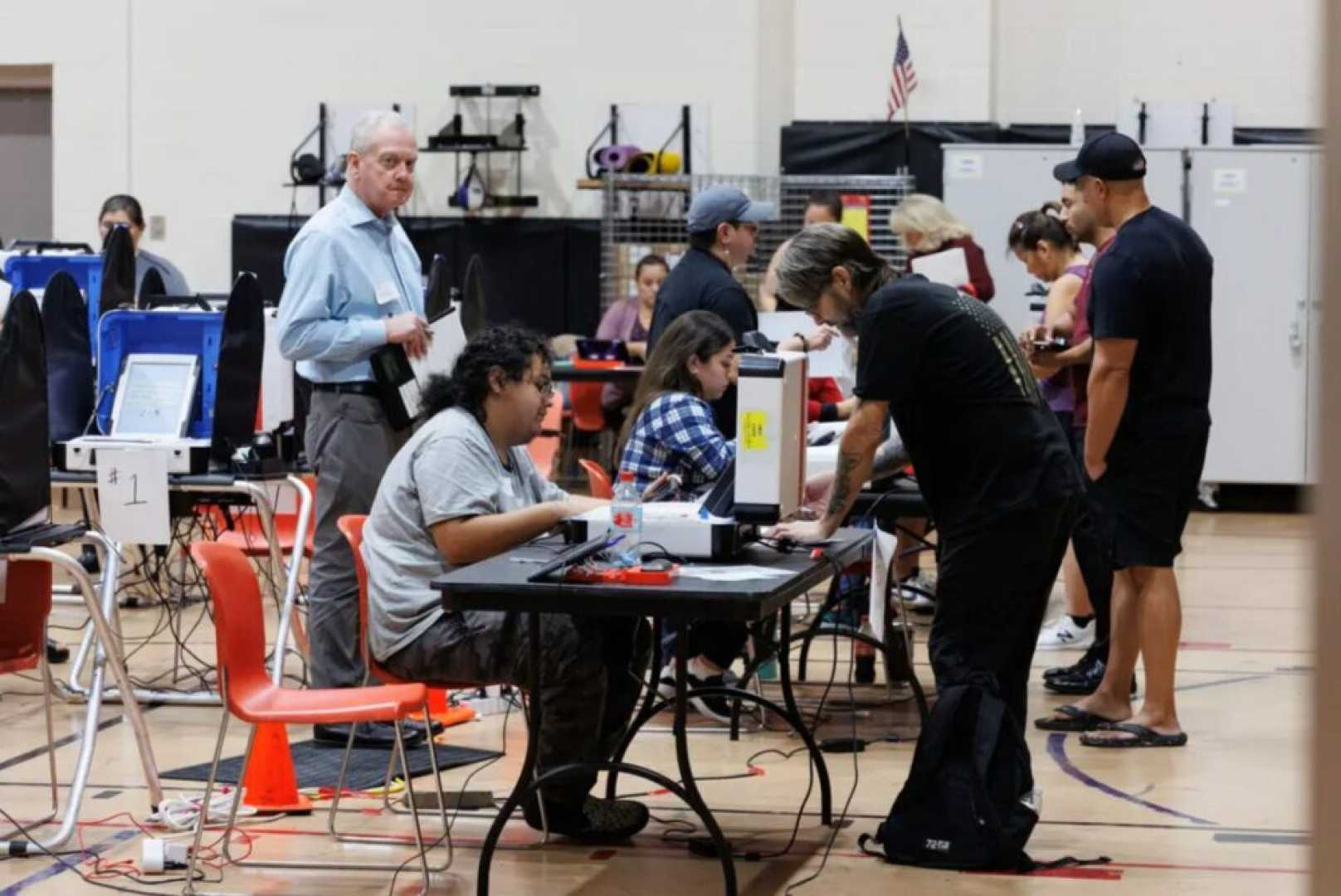 Justice Department Election Monitors Polling Places