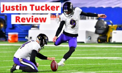 Justin Tucker Kicking Field Goal