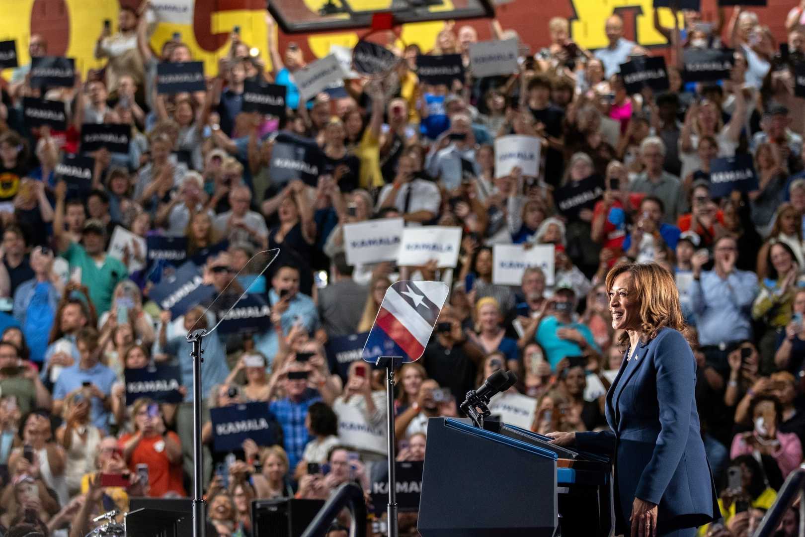 Kamala Harris And Donald Trump Campaign Events In Wisconsin