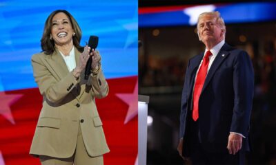 Kamala Harris And Donald Trump Campaigning 2024