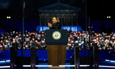 Kamala Harris Philadelphia Rally Rocky Steps