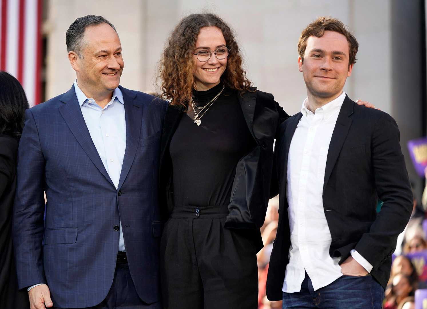 Kamala Harris With Ella And Cole Emhoff