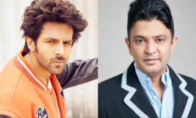 Kartik Aaryan And Bhushan Kumar In Kashi