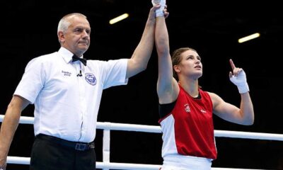 Katie Taylor Praying Before A Boxing Match