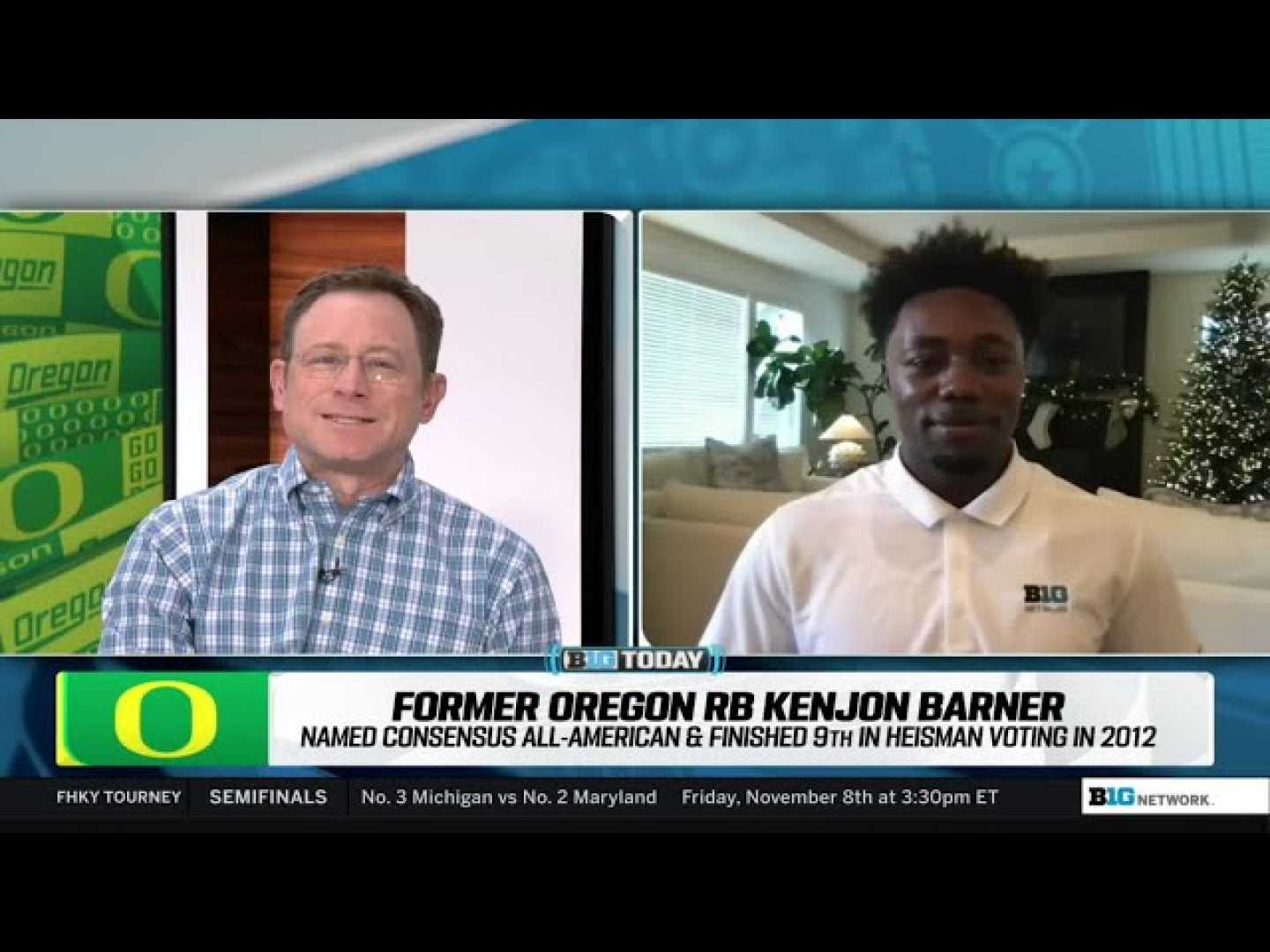 Kenjon Barner And Dan Lanning Oregon Ducks