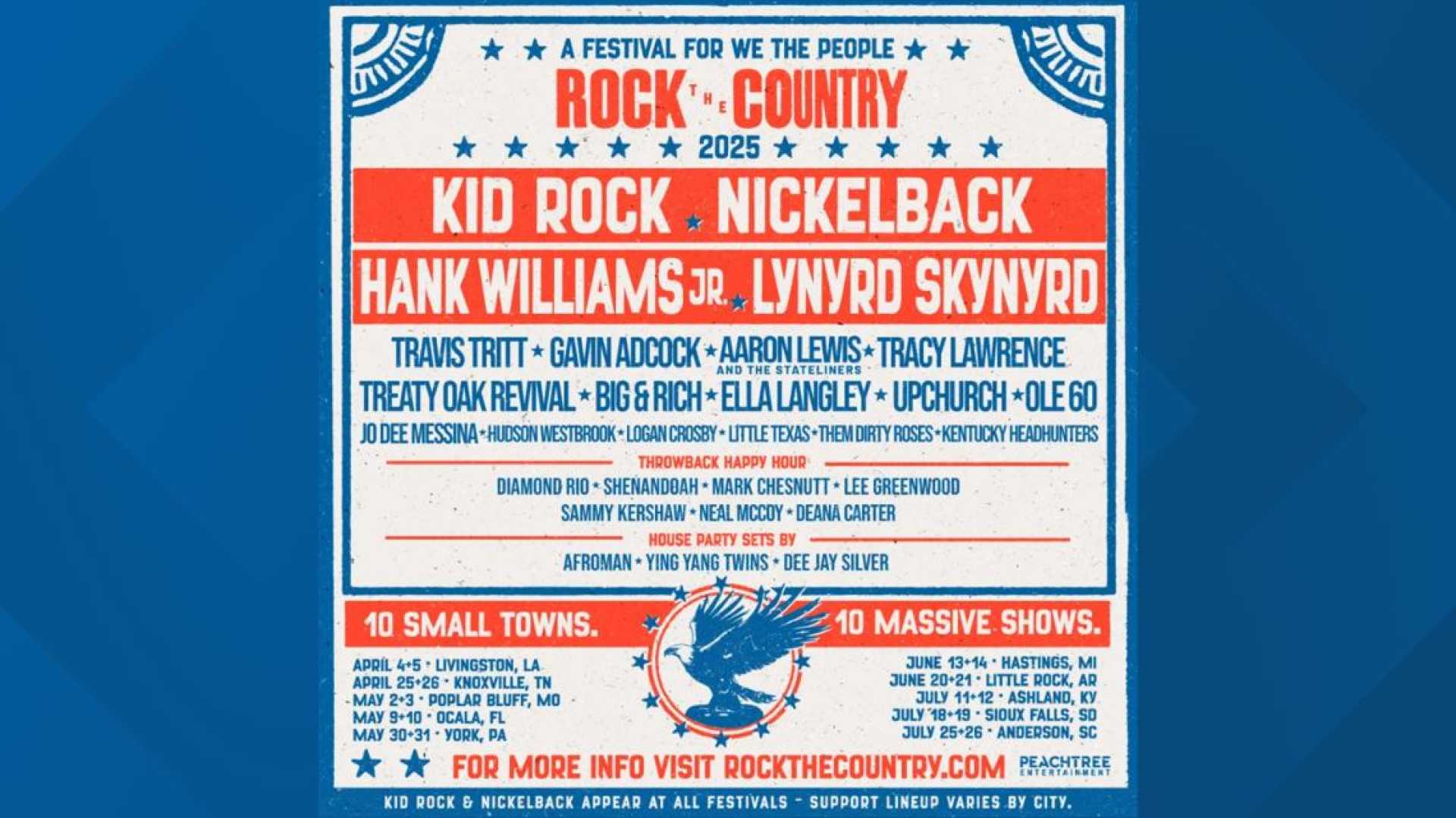 Kid Rock Rock The Country Festival 2025