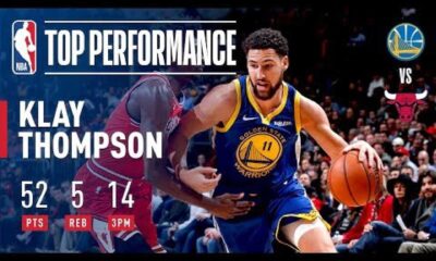 Klay Thompson Breaking Nba 3 Point Record In A Game