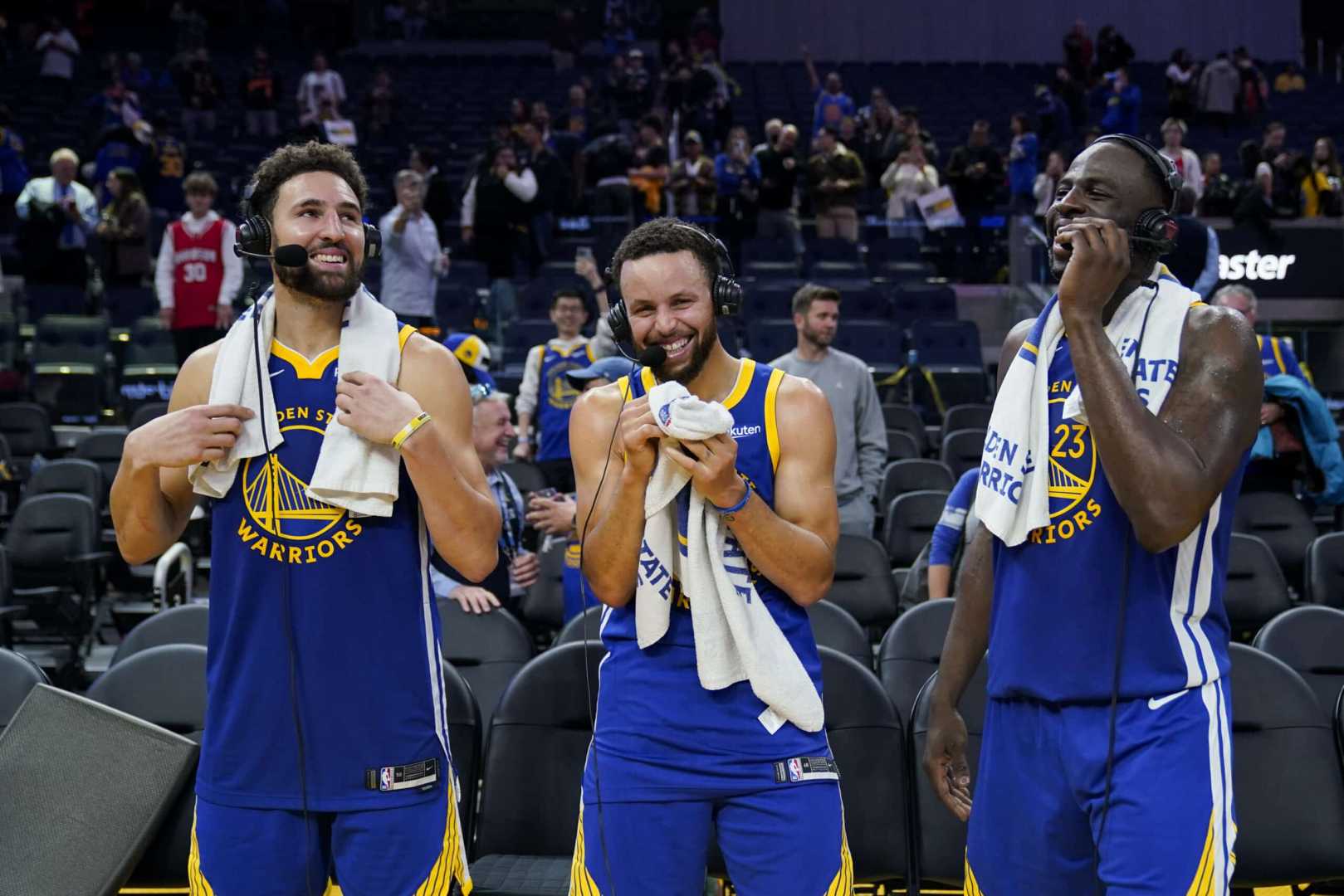 Klay Thompson Guard Of Honor Golden State Warriors