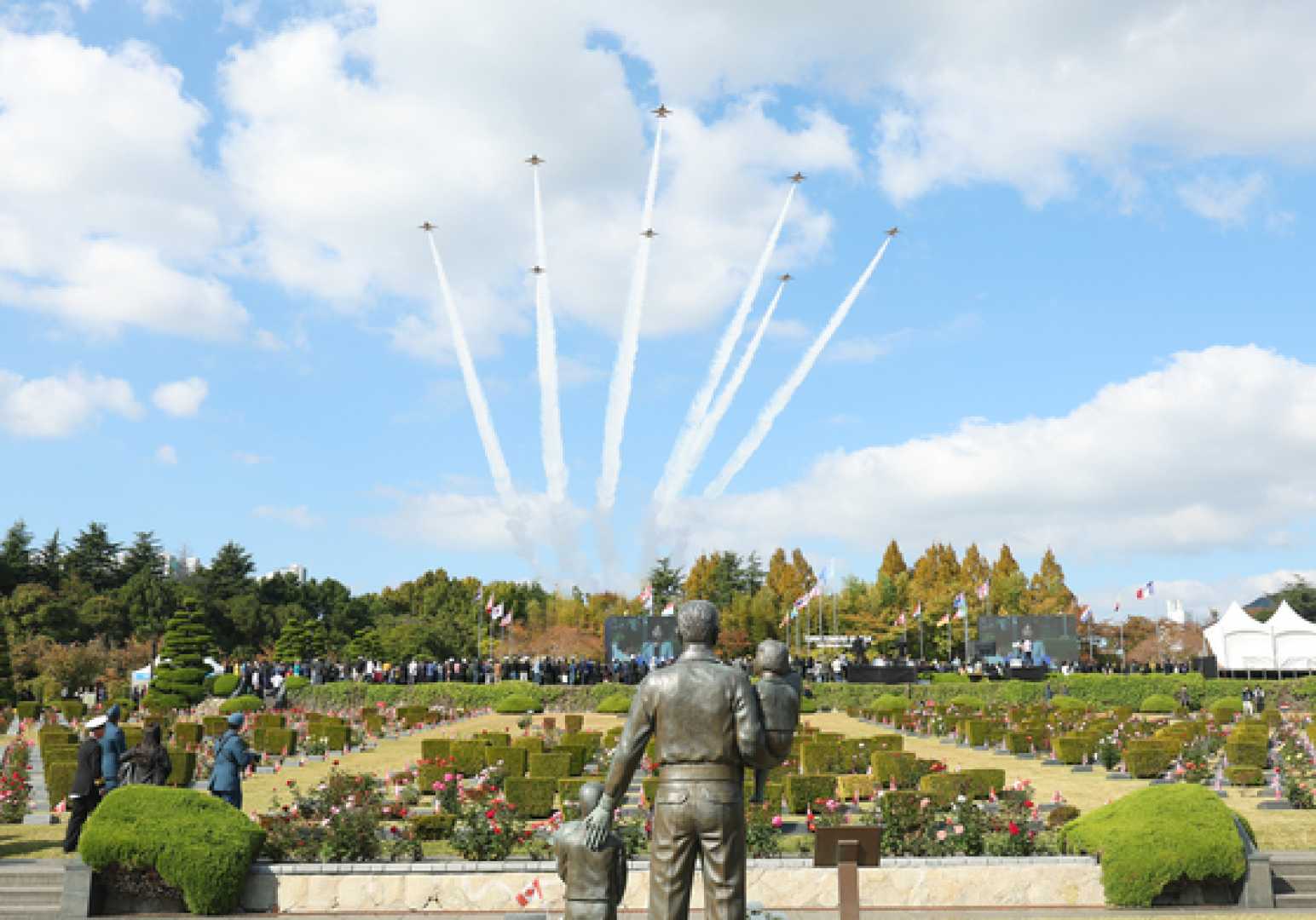 Korean War Veterans Memorial Ceremony Busan