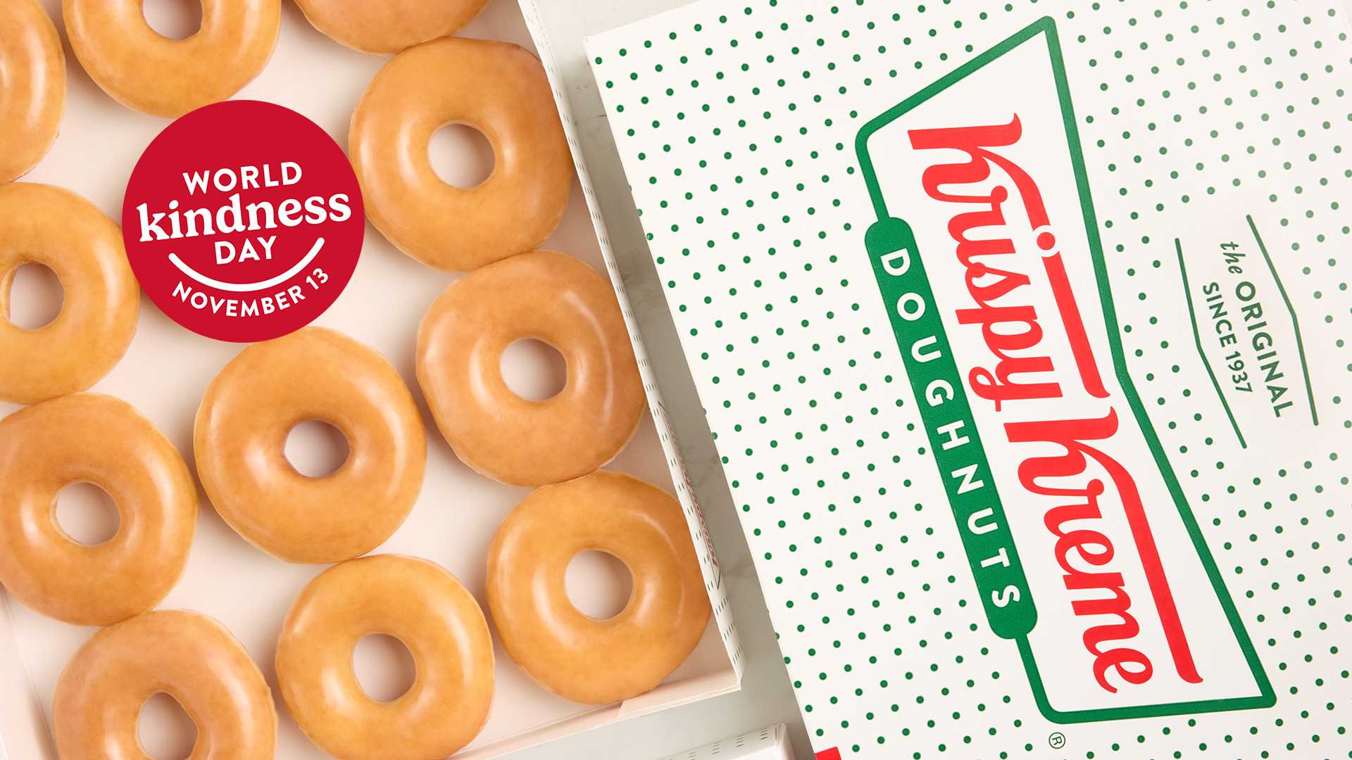 Krispy Kreme Free Doughnuts World Kindness Day