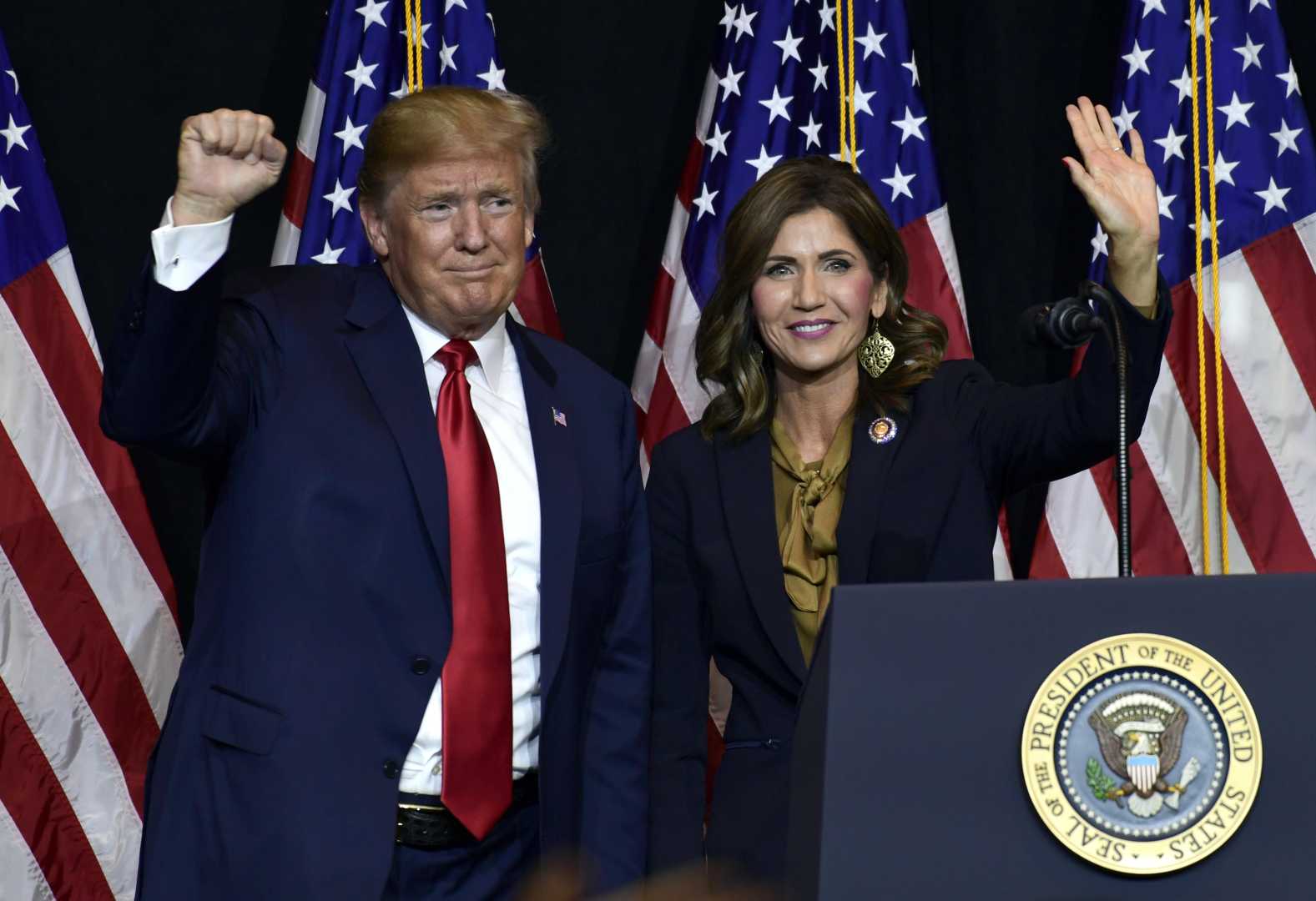 Kristi Noem And Donald Trump 2024 Presidential Election