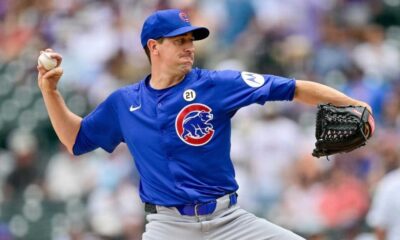 Kyle Hendricks Pitching For The Chicago Cubs