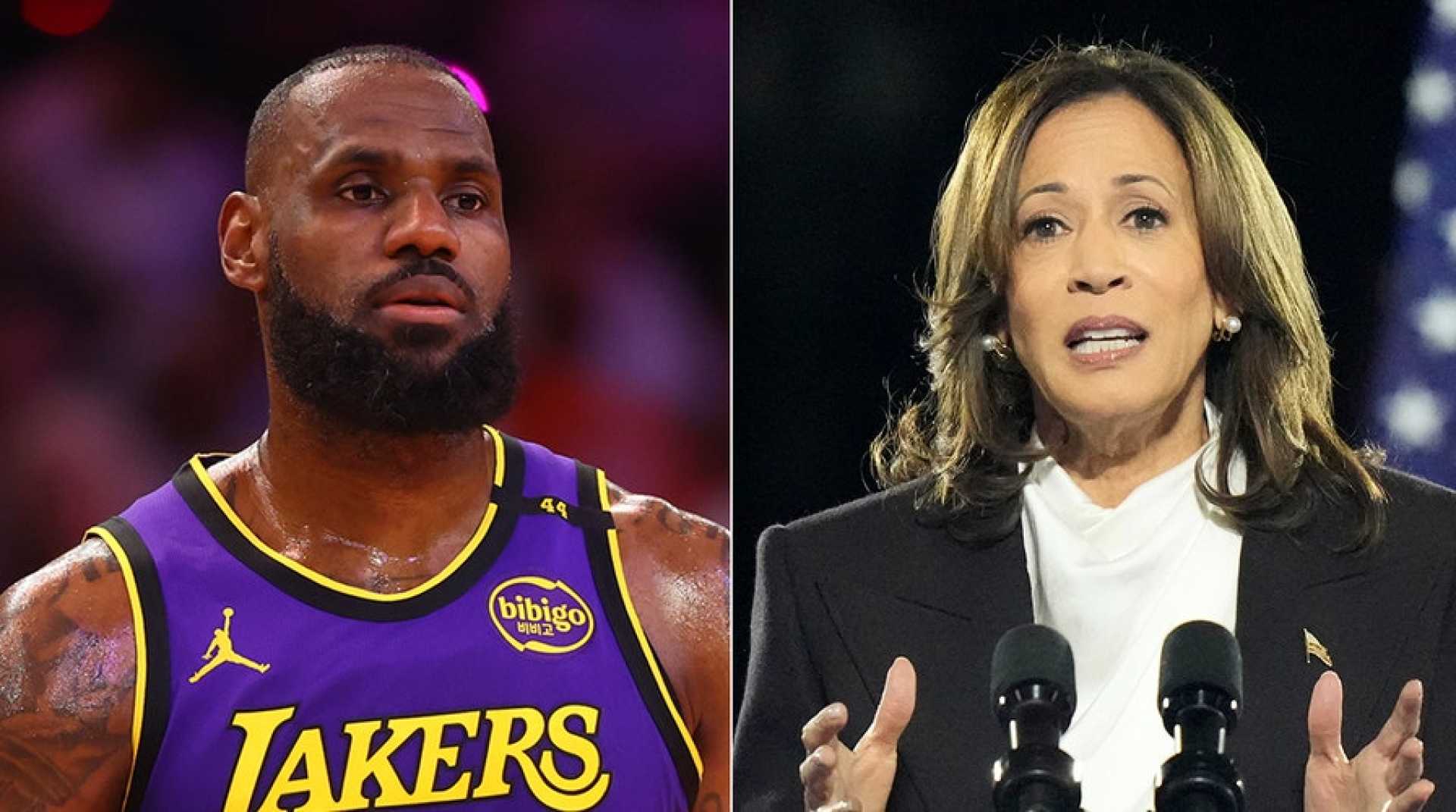 Lebron James Endorsing Kamala Harris